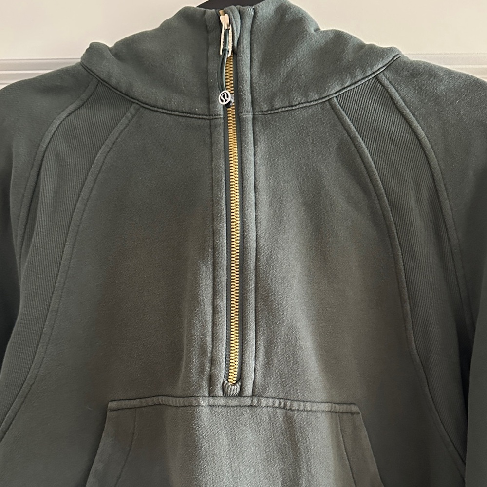 Lululemon half zip forest scuba